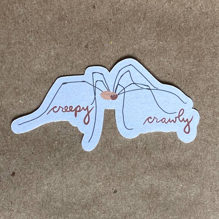uhyggelig crawly daddy longlegs klistermærke for engroshandel hos AnneArchy