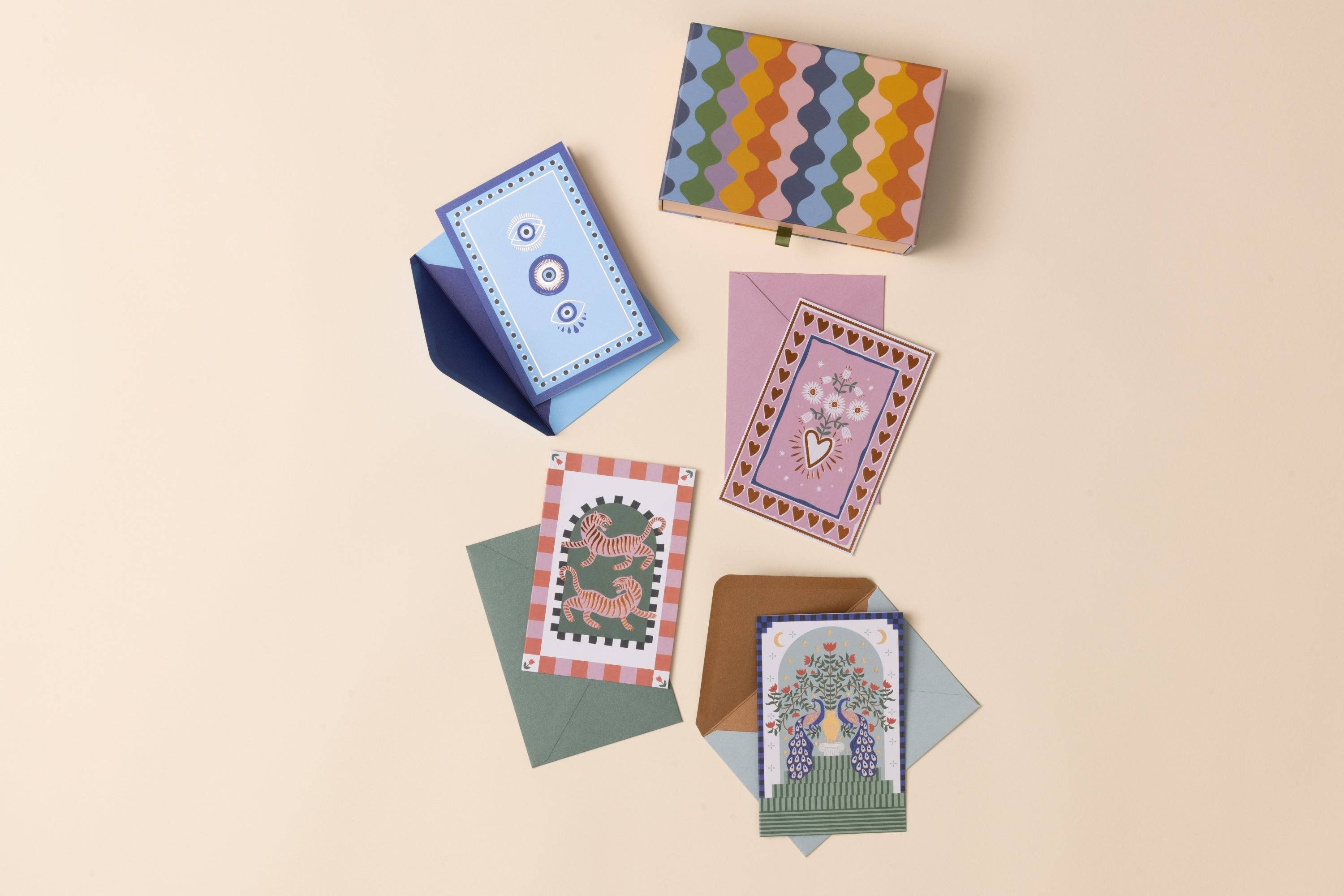 Designworks Collective – wholesale Stationery/notecard set – A Dopo Notecards - Set of 16 Assorted1