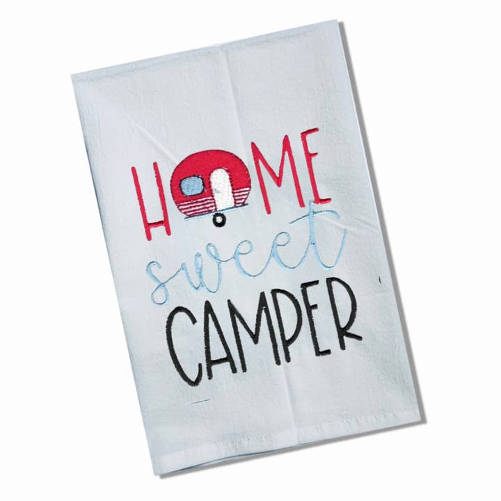 Torchon de camping - Home Sweet Camper pour la vente par Anne Van + Co