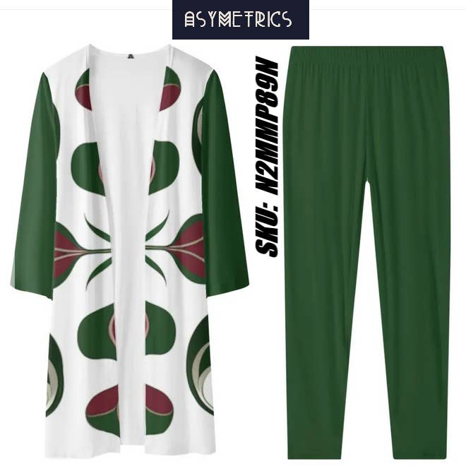 New Asymetrics Women's Long Sleeve Cardigan and Leggings Set for wholesale by E=M/C2