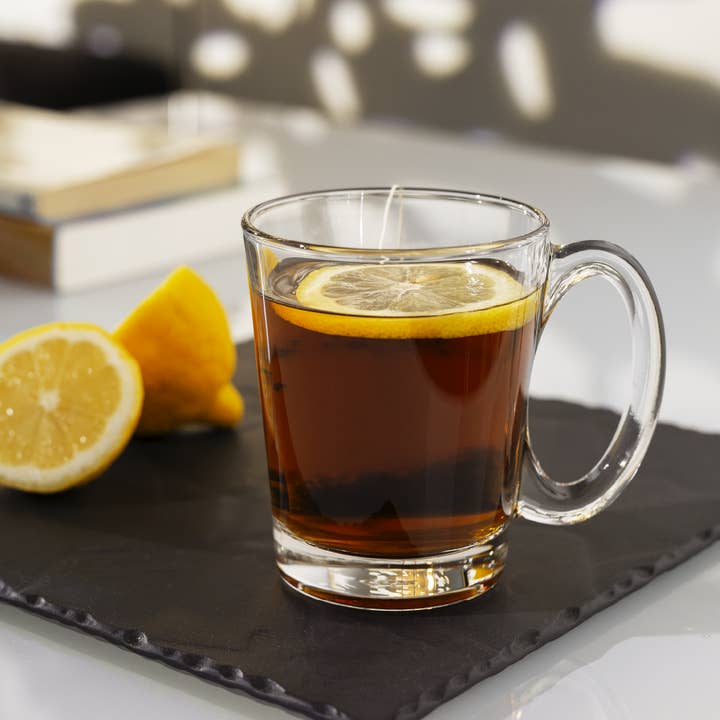 Lemonsoda - Wholesale Coffee Mug - Glass Coffee/Tea Mug - 10.5oz - Set of 6