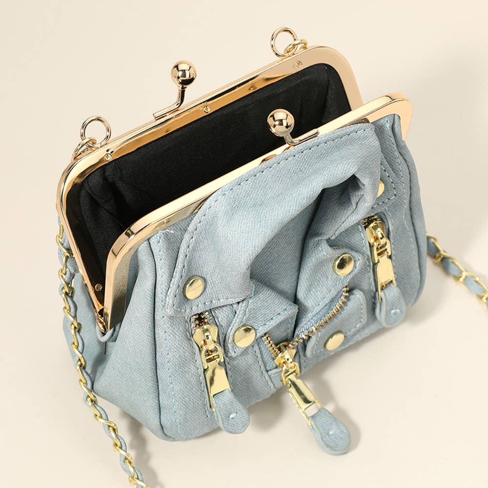 Sensibling Corp. - Wholesale Crossbody Bag - Women's - Faux Leather Motorcycle Jacket Purse / Crossbody Bag5