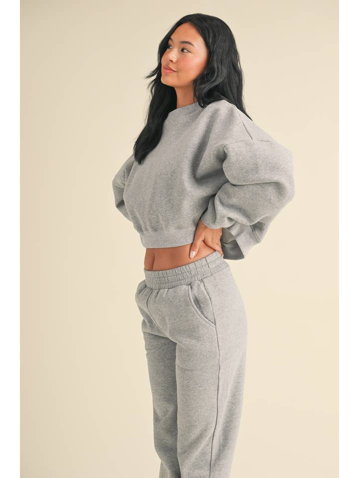 KIMBERLY C – wholesale Sweatshirt – Women's – Cozy Fleece Oversized Crewneck Sweatshirt SALE6