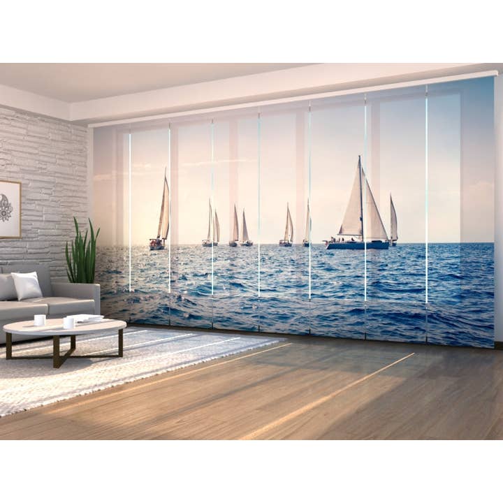 Set di 8 Tende a Pannello Mare e Barche a Vela per la vendita all'ingrosso da parte di IlyDecor