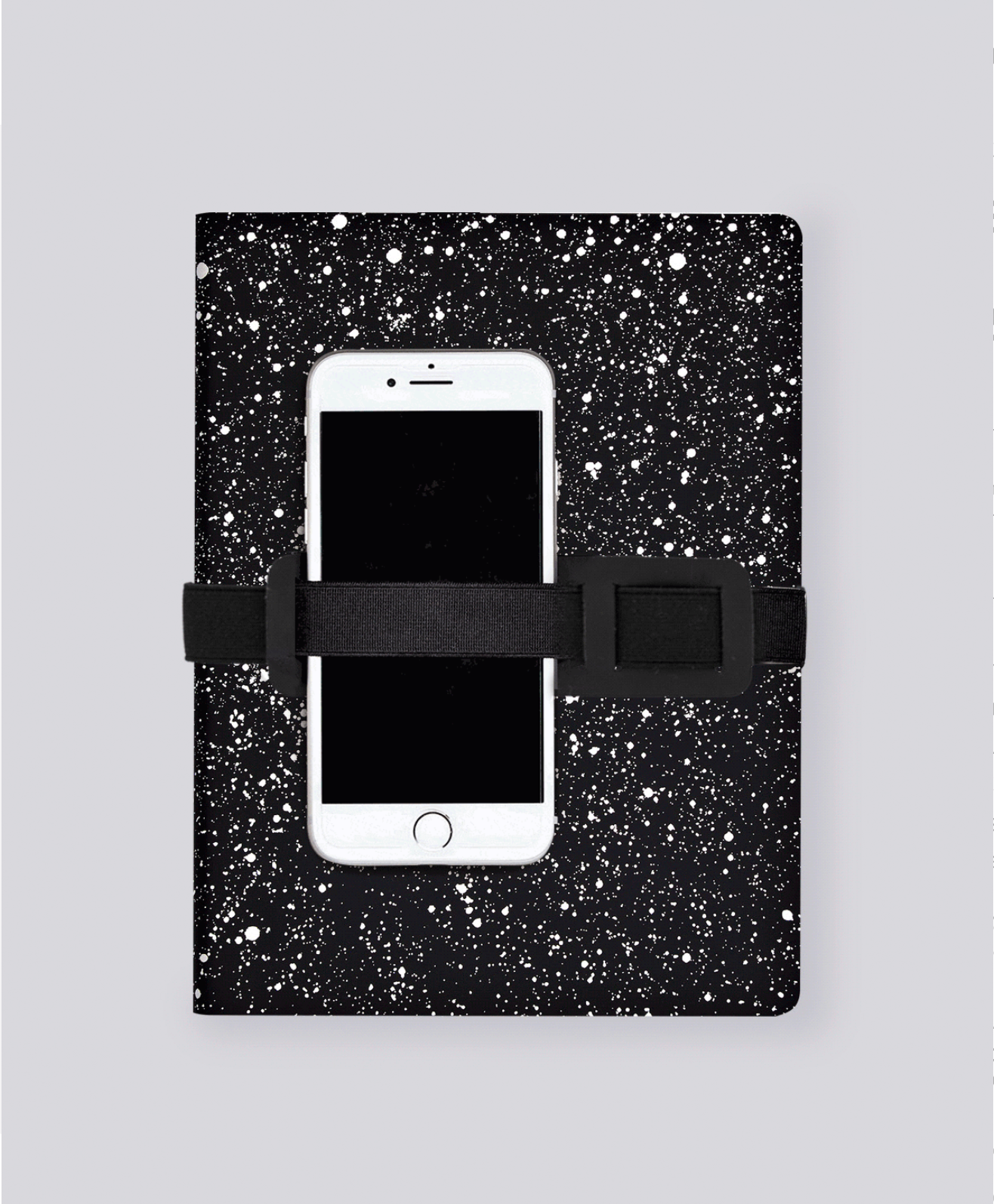 nuuna - Wholesale Notebook - Anti Handbag Textile Strap L - Recycled Leather Black4