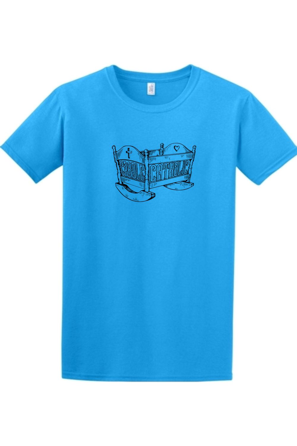 Sock Religious - Wholesale T-shirt met print - Uniseks - Volwassen T-shirt voor wie van kinds af aan katholiek is.4