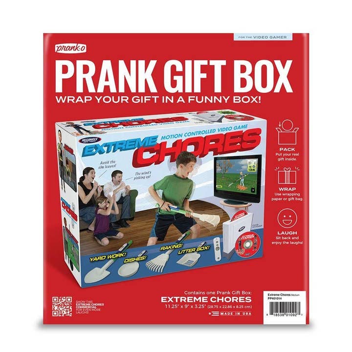 Prank Gift Box Extreme Chores for wholesale by Prank-O