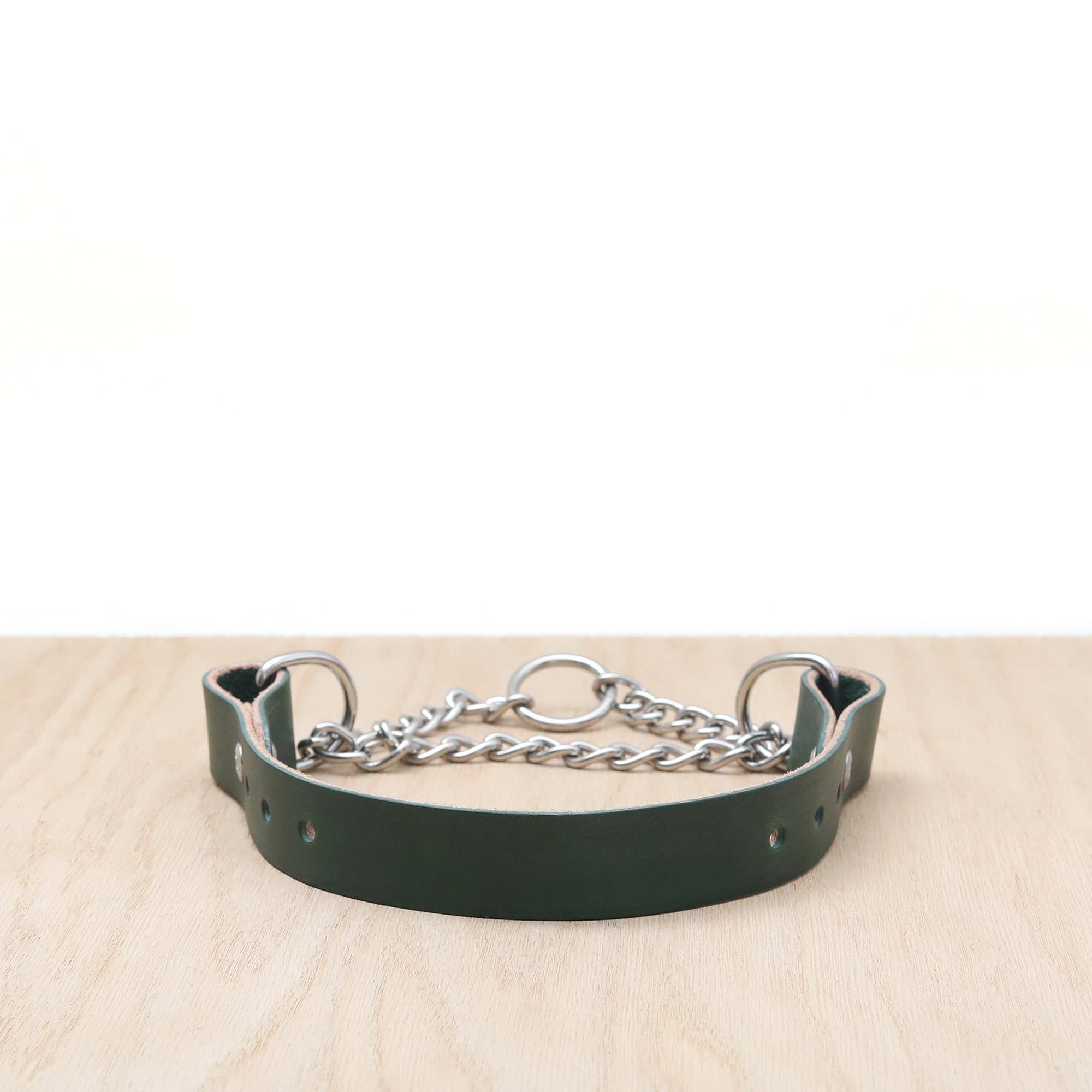 Mimi Green - Wholesale Pet Collar - Dog - Leather Chain Martingale Dog Collar (9 colors)5