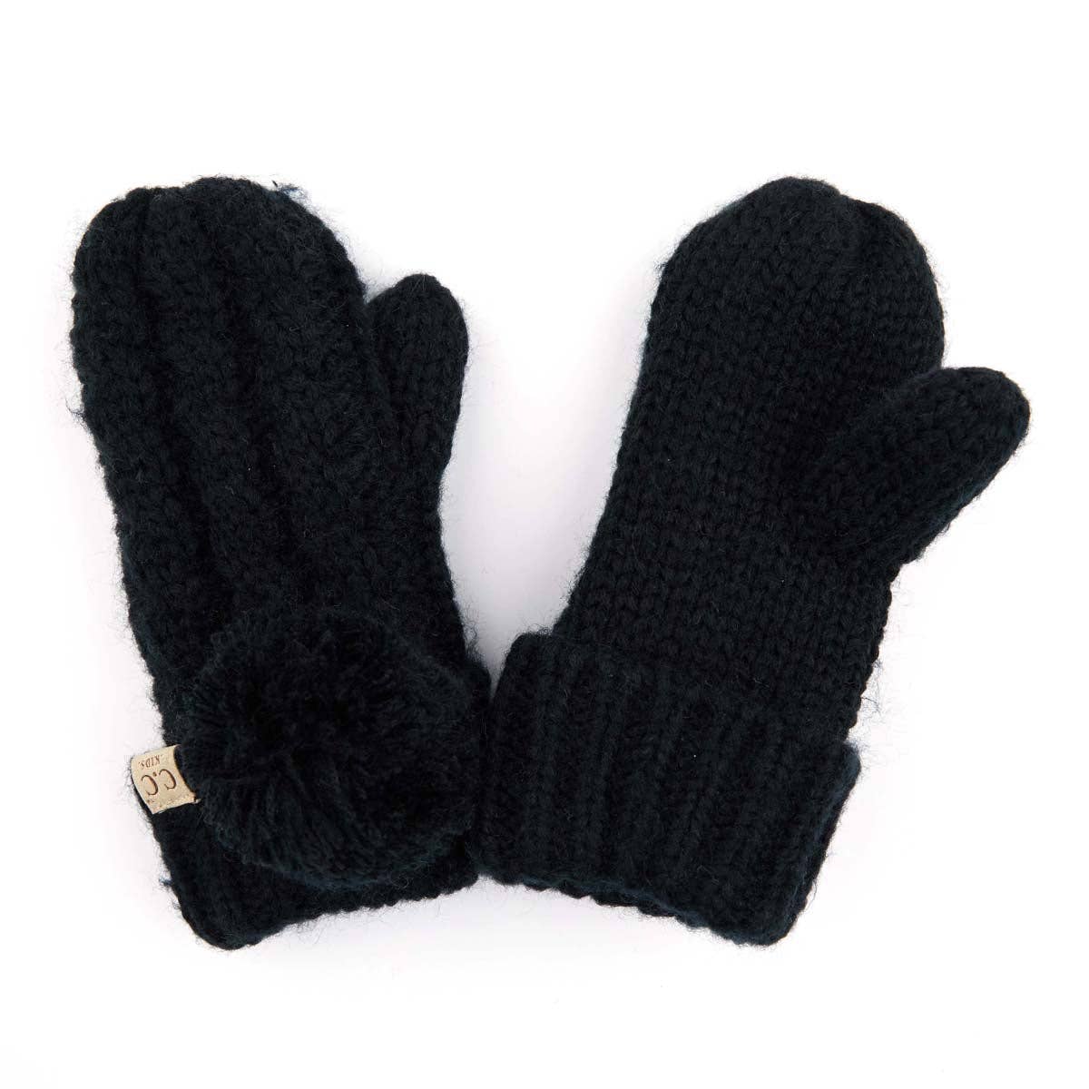 Truly Contagious – wholesale Mittens – Child – CC Kids Pom Mittens ( KIDS MT-24 )0