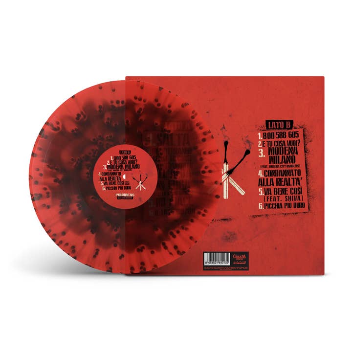 Rude Records - Wholesale Music CD/Vinyl - The Rough Side (Transparent Red & Black Splatter Vinyl)6