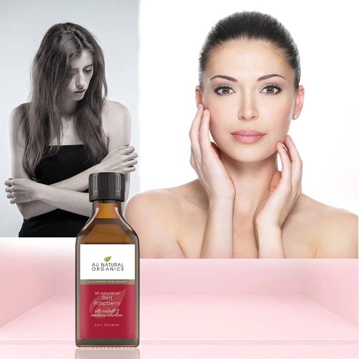 Au Natural Organics – Großhandel Bade-/Körperöl – Rotes Himbeersamenöl für natürliche Gesichts- und Körperpflege