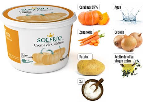 Solfrio - Wholesale Soup - Pumpkin Cream 500ml1