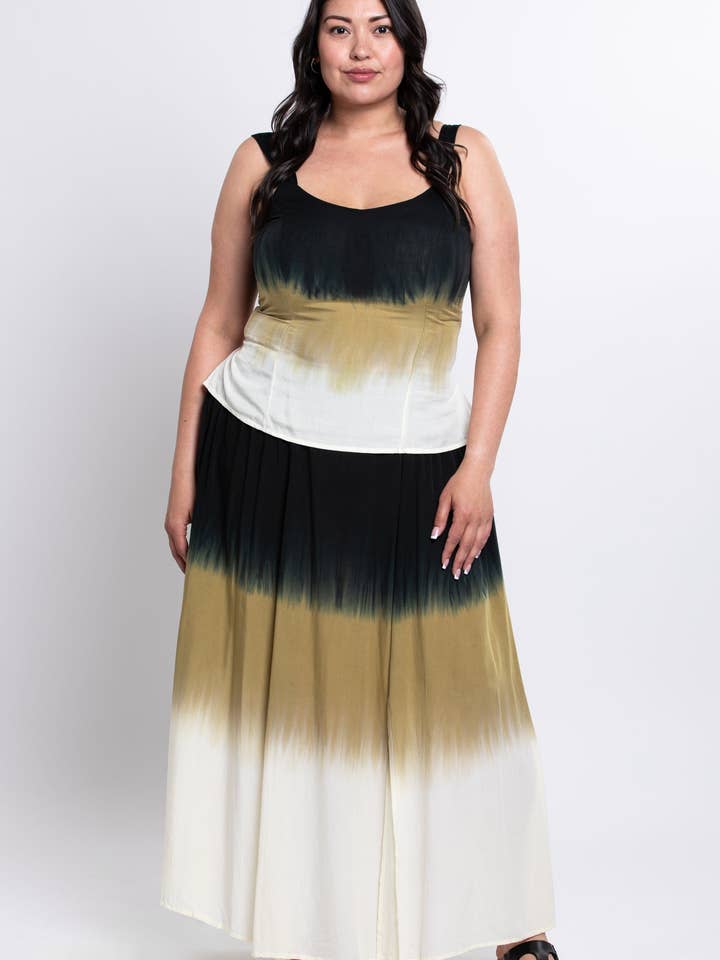 Saia Confortável, Preto Degradê por atacado de Blue Sky Clothing Co LLC