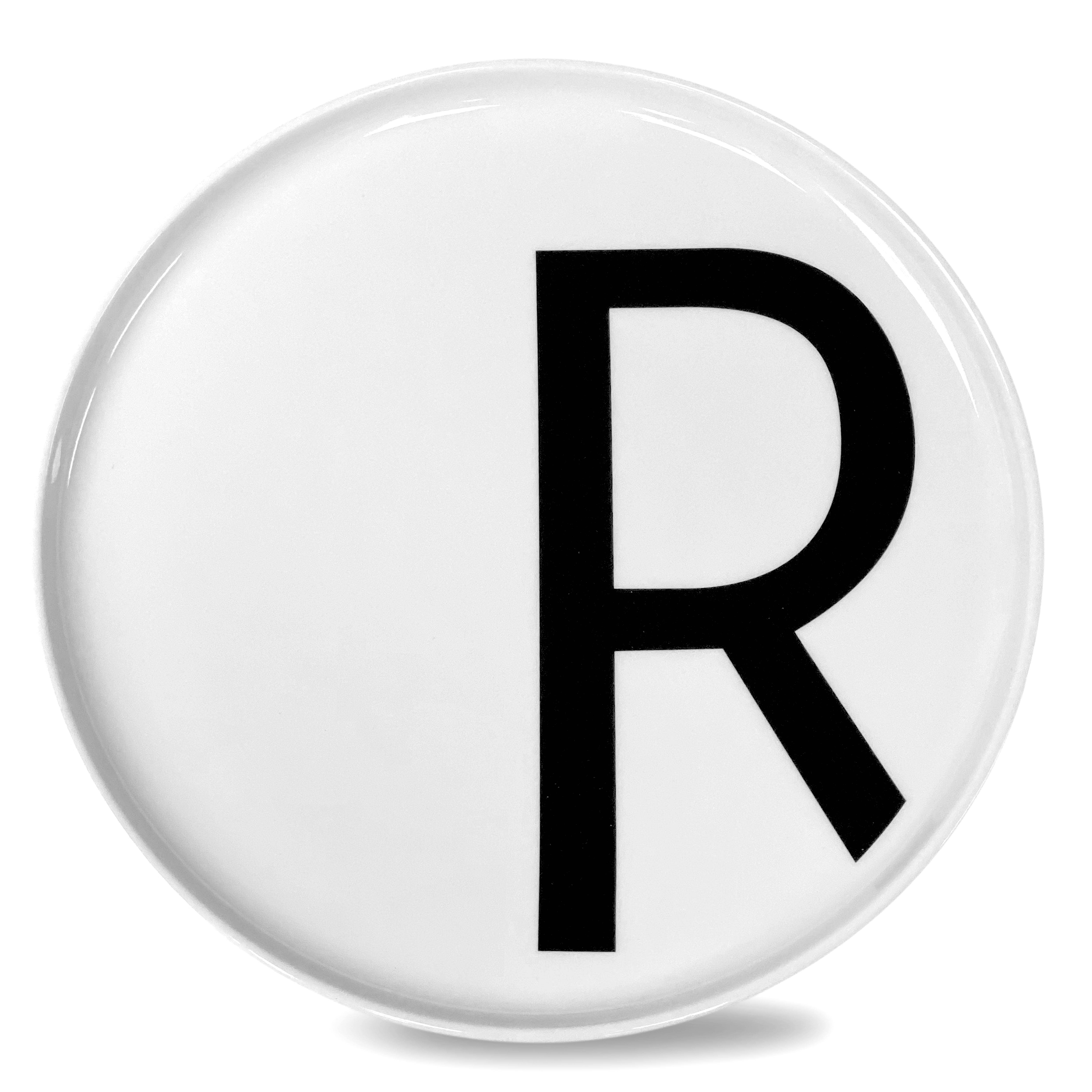 Goldscherben - Vente Assiettes/plats/bols de décoration - Assiette avec lettres de l’alphabet A à Z - cadeau personnalisé avec prénom17