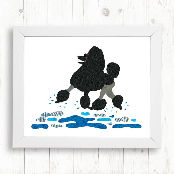 Impression d'art de caniche pour la vente par Whimsy Spot