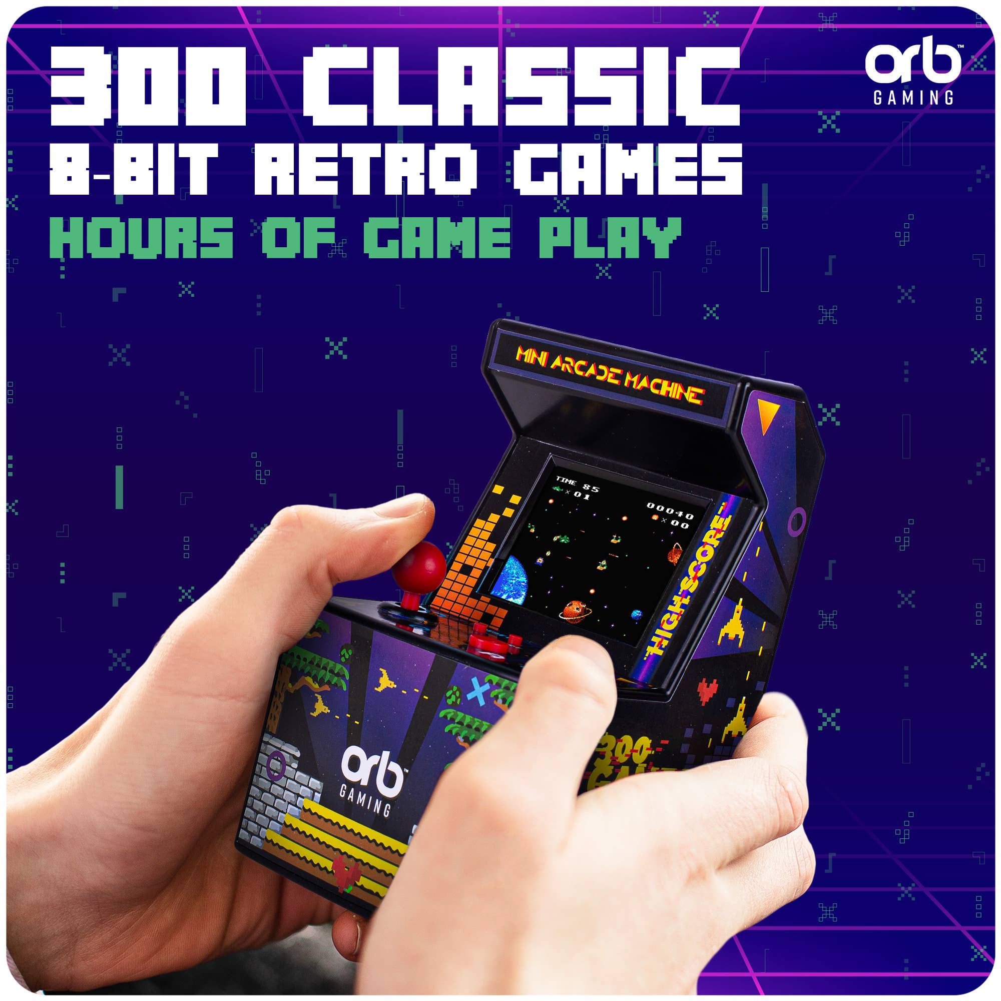 Thumbs Up! – wholesale Electronic toy – Child & baby – Orb - Retro Mini Arcade Machine (300 Games)1