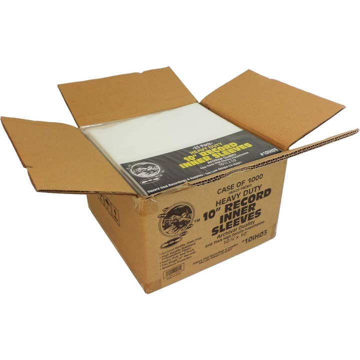 Square Deal Recordings & Supplies - Wholesale Music Accessory - 10" LP Inner Sleeve - High Density Polyethylene - Heavy Duty6