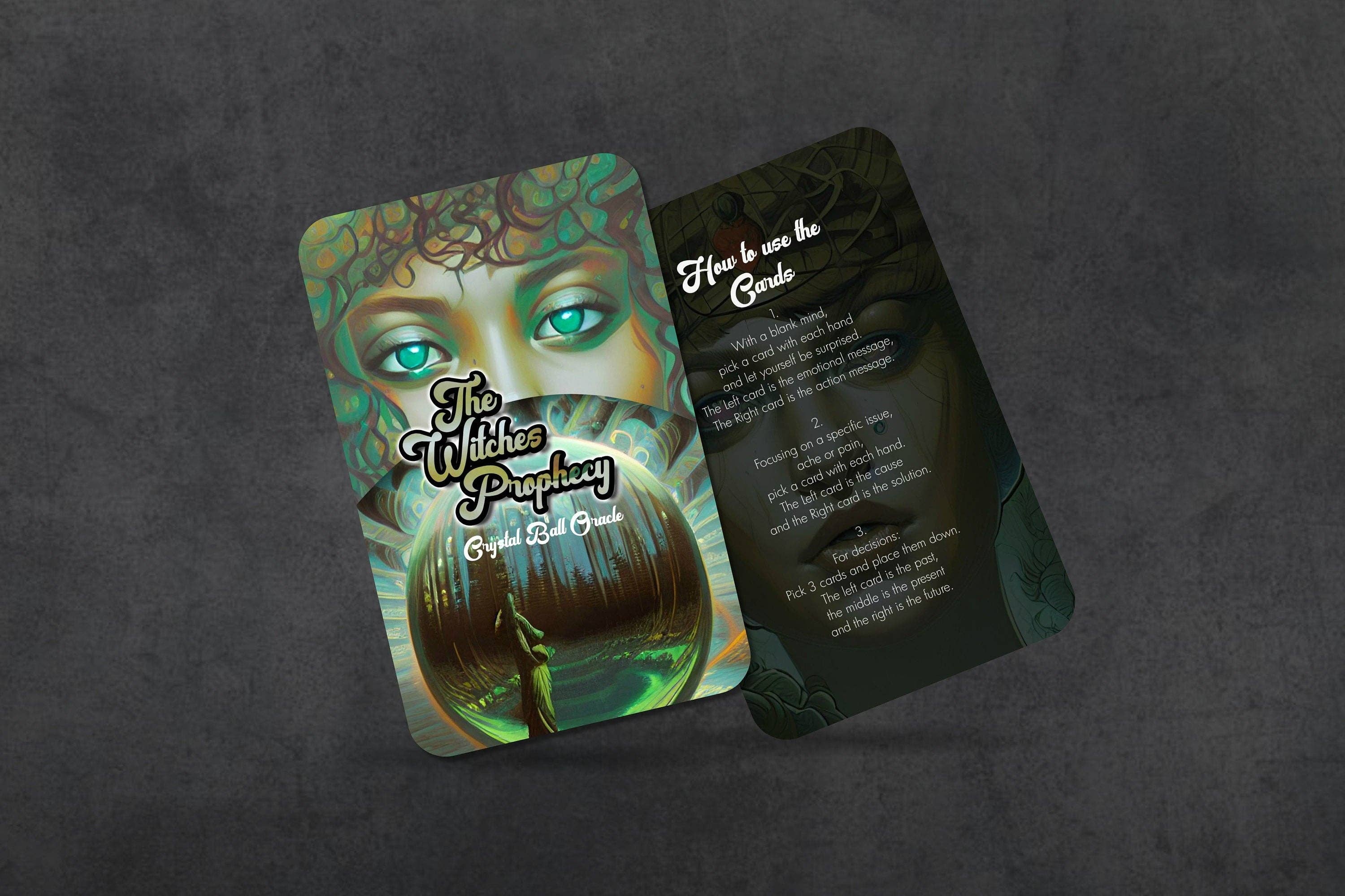 Ibiza Tarot USA – wholesale Tarot-kort – The Witches Prophecy - Orakel med kristallkula8