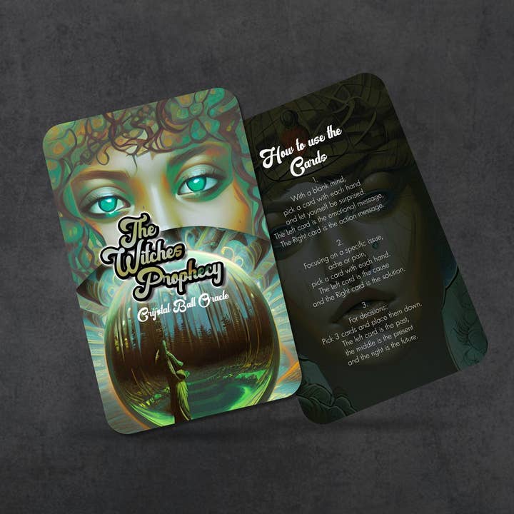 Ibiza Tarot USA – wholesale Tarot-kort – The Witches Prophecy - Orakel med kristallkula8