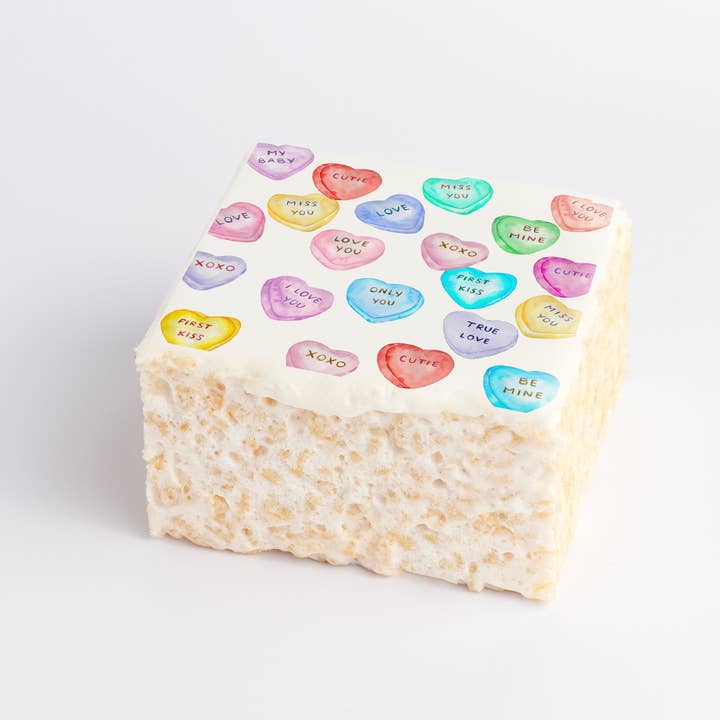 Valentine's Candy Hearts for wholesale by The Crispery