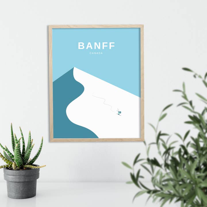 Stampa sciistica di Banff per la vendita all'ingrosso da parte di Wildly Supply Co.