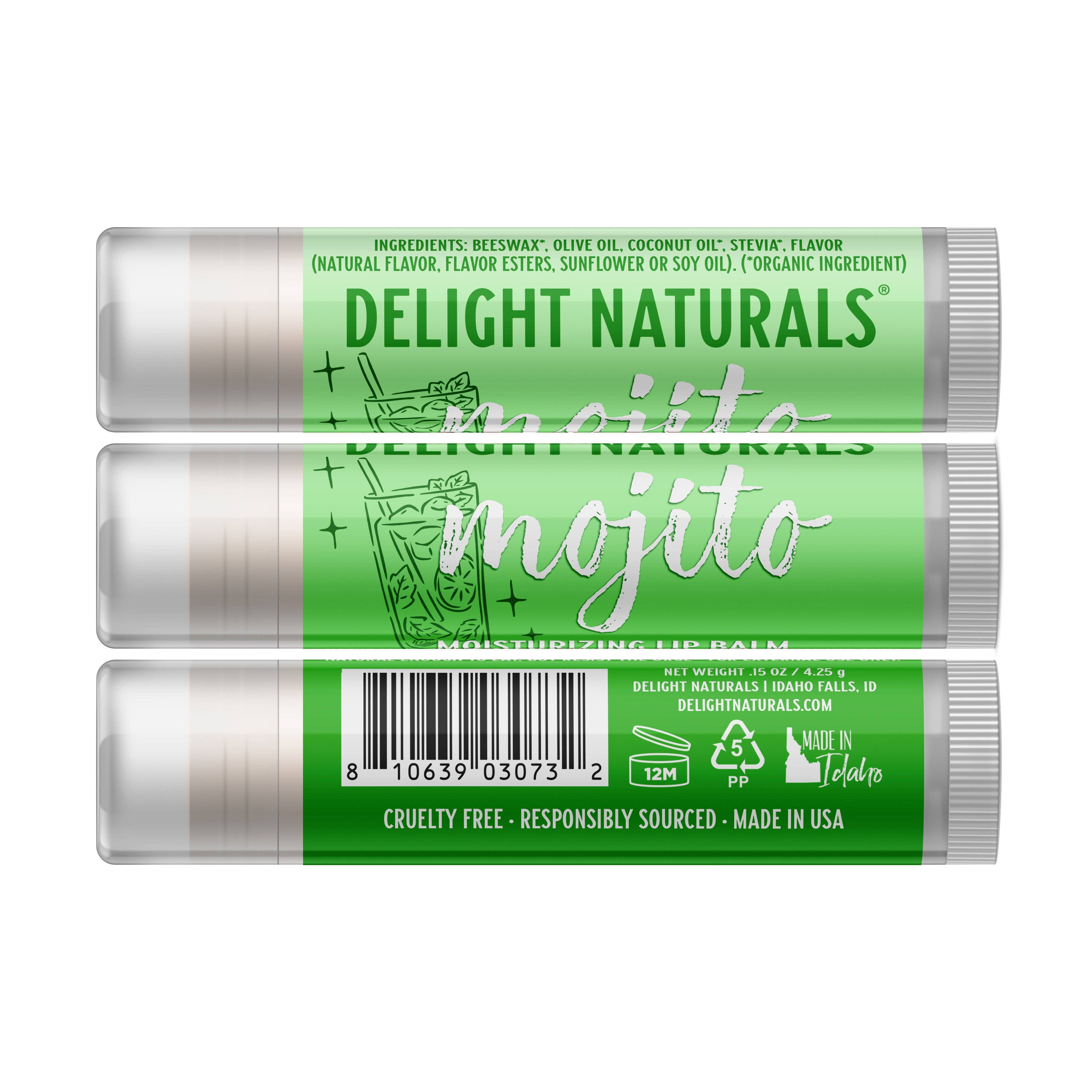Delight Naturals - Wholesale Lip Balm - Mojito Lip Balm1