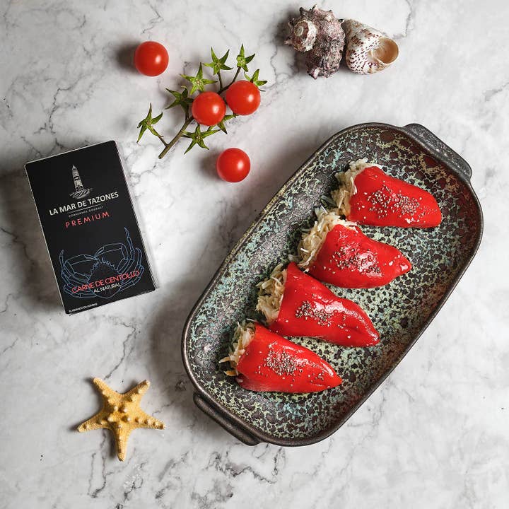 Lata – Engroshandel Fisk på dåse – La Mar de Tazones Edderkoppekrabbekød Premium4