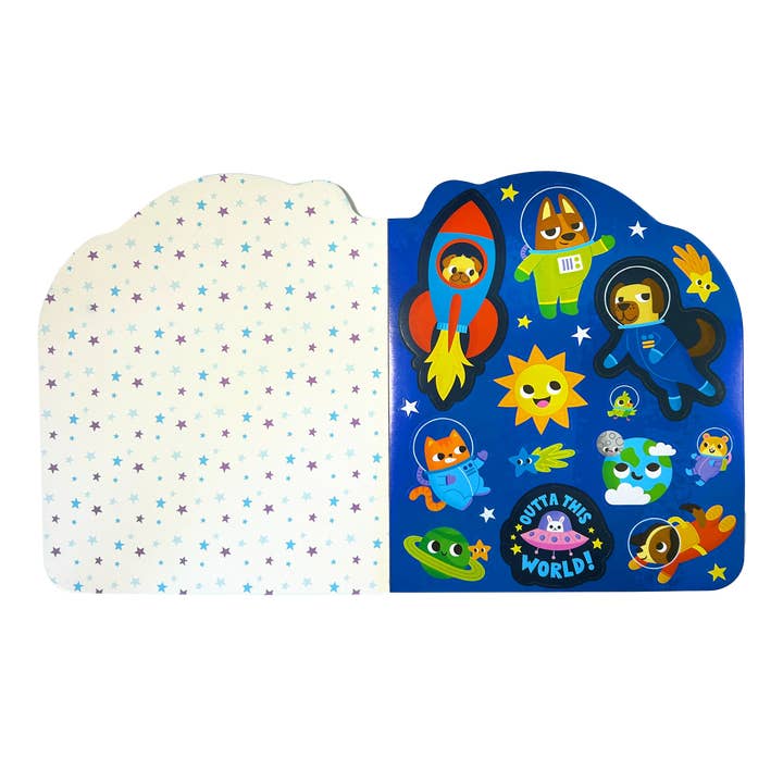 OOLY - Wholesale Coloring & Activity Book - Kids & Baby - Playful Pages: Activity Book - Pets in Space (60 Pages)2