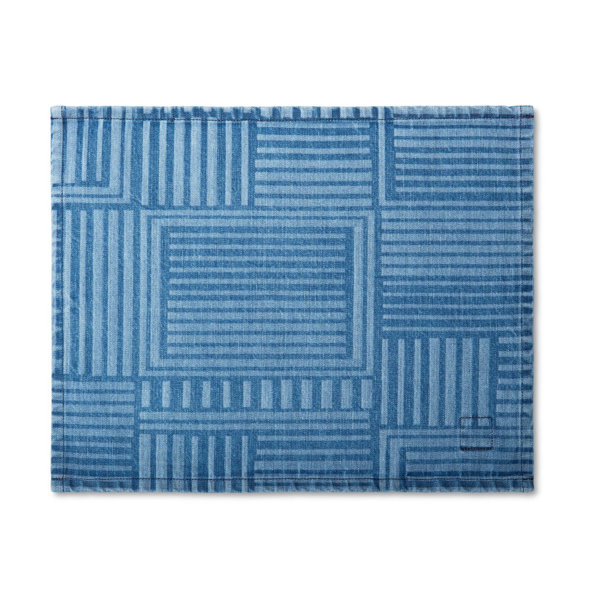 Mi Cocina - Wholesale Placemat - Diaspora Placemat - Laser Printed Denim9