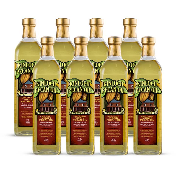 8-1000 ML Pecan oil in individual boxes for wholesale by Kinloch Plantation Products, LLC