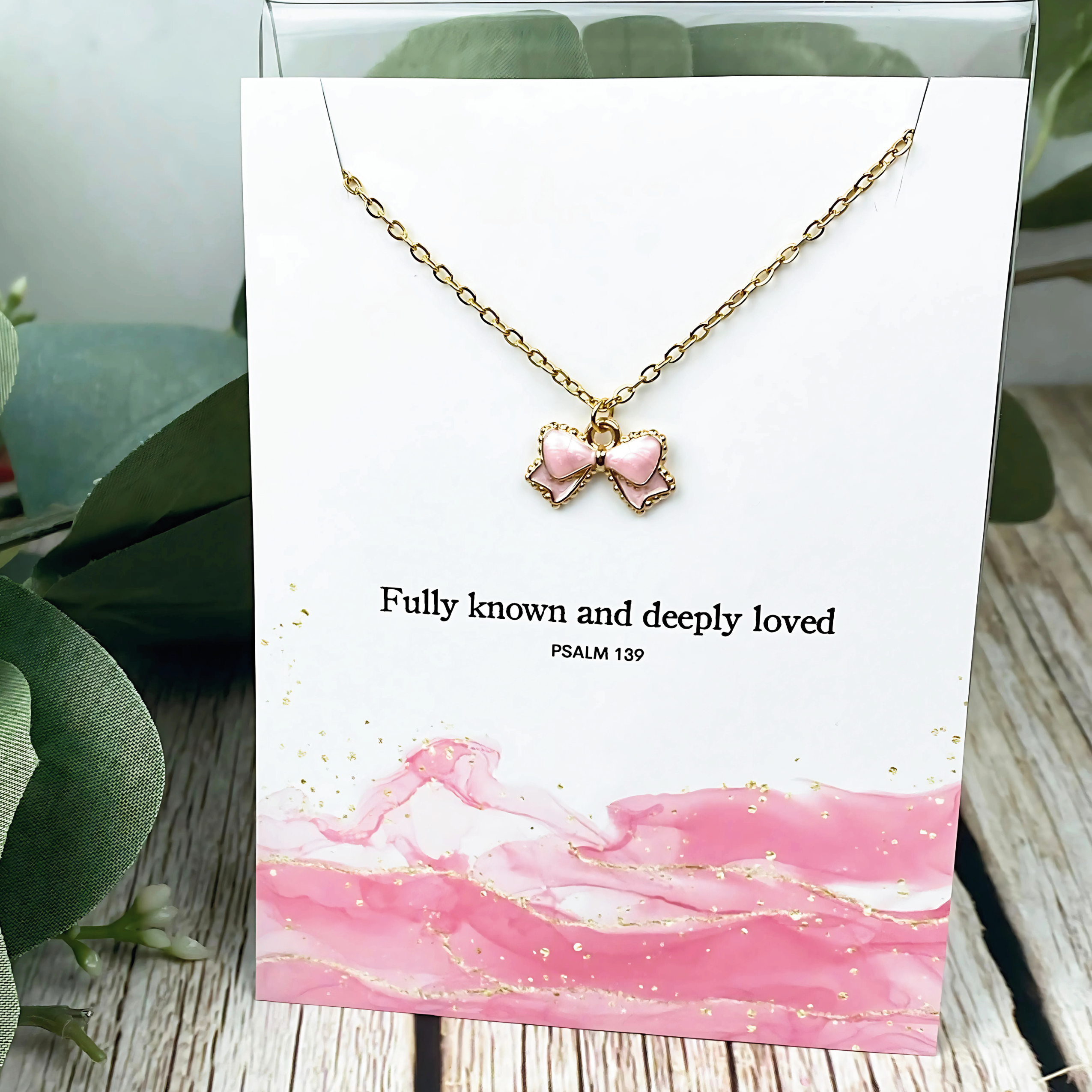 Wild Dogwood Designs - Wholesale Pendant/Charm Necklace - Fully Known Bow Charm Necklace | Christian Jewelry 1