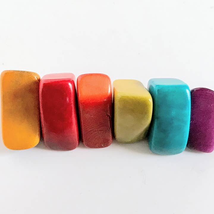 Belart Fair Trade - Wholesale Pendant/Charm Necklace - Tagua 3-Ojete Suba Necklace