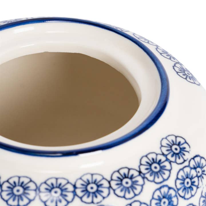 Rinkit Pty Ltd - Wholesale Tea Pot - Nicola Spring Hand-Printed Teapot - 820ml - Navy