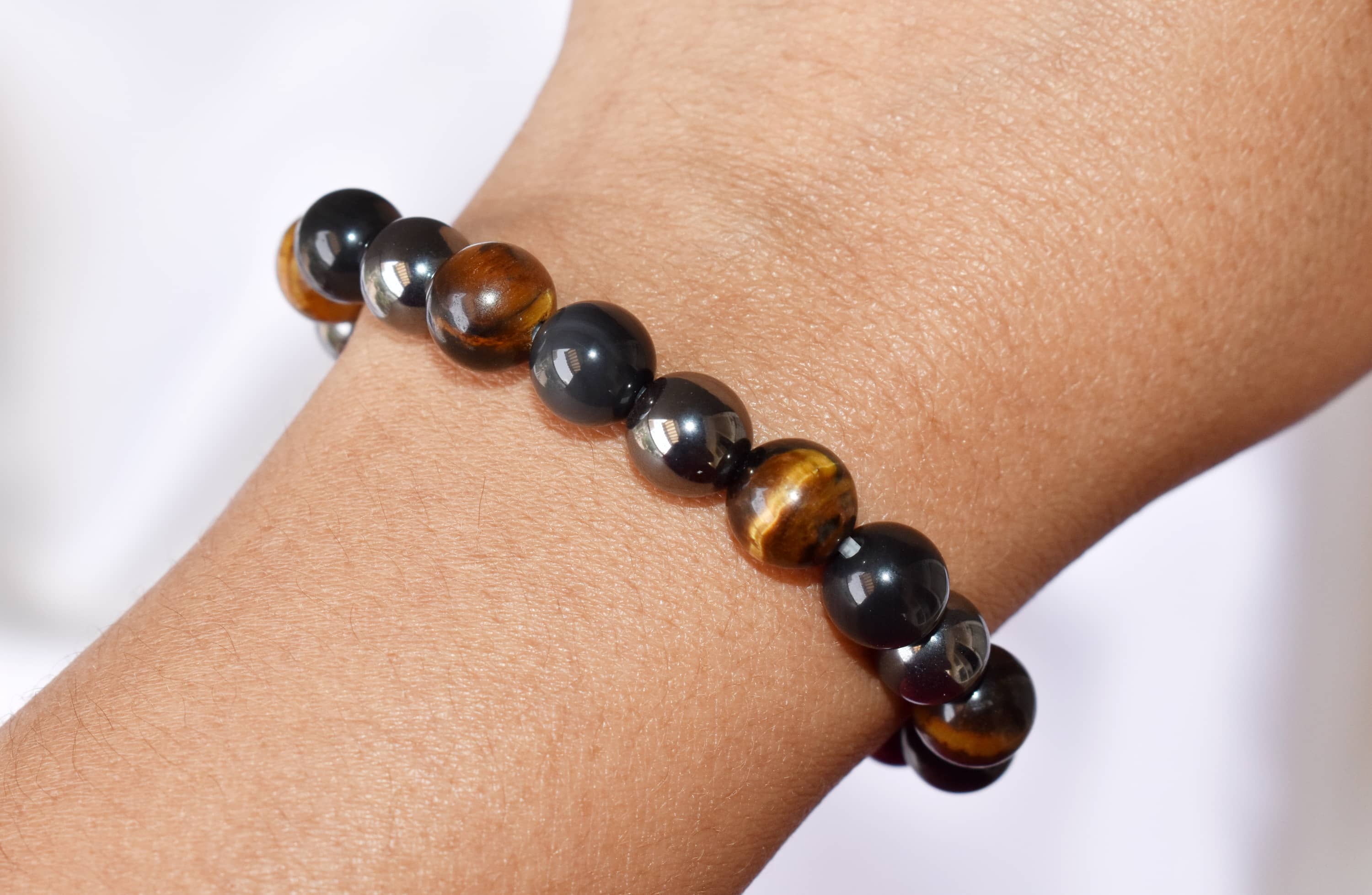 Soothing Crystals - Wholesale Beaded Bracelet - Healing Bracelets | Triple Protection | Gemstone Bracelets5