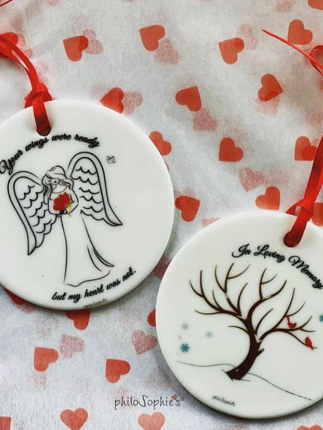 Conjunto de Adornos Conmemorativos - Adorno de Simpatía/ En Memoria para venta al por mayor de philoSophie's Stationery & Gifts