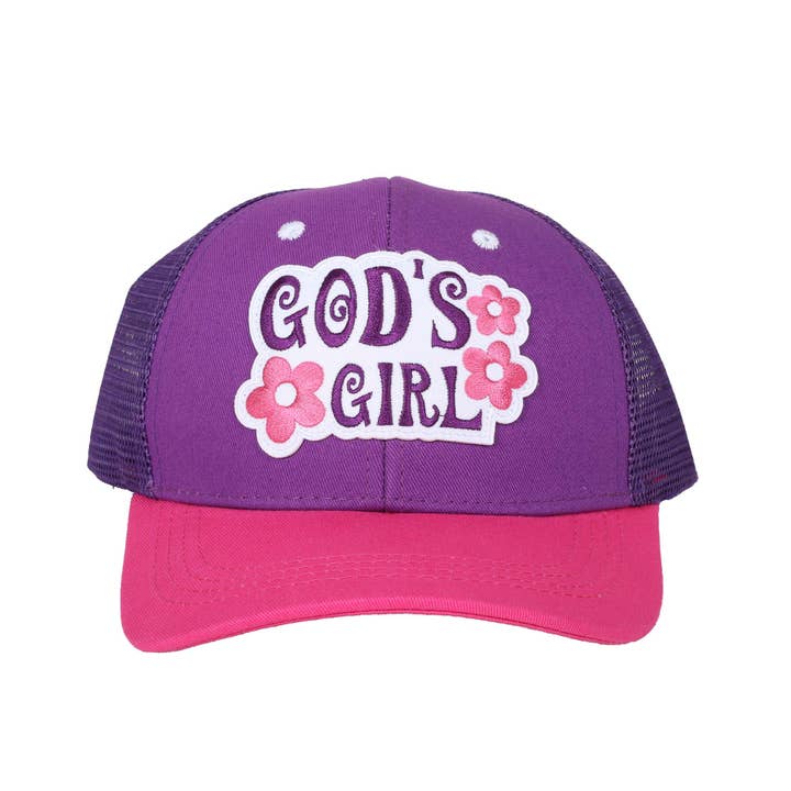 Cap God's Girl Purple Kids for wholesale by Swanson Christian Products
