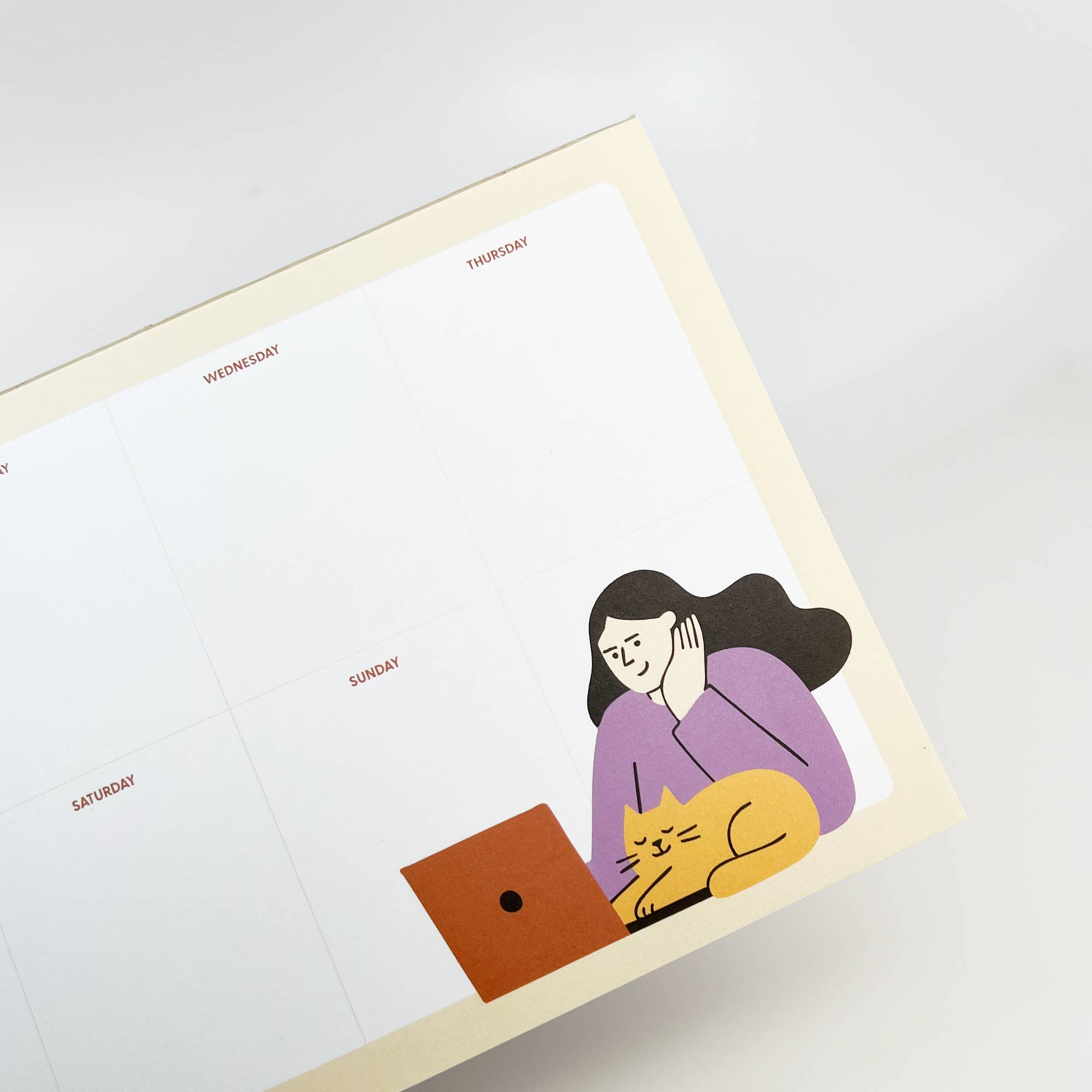 Sungy Side Up - Wholesale Planner - Weekly Planner Notepad – Work From Home with Cat4