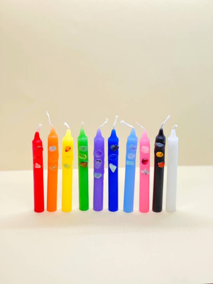 Crystal Chime Candle for wholesale by Nizhoni Diosa Spirit