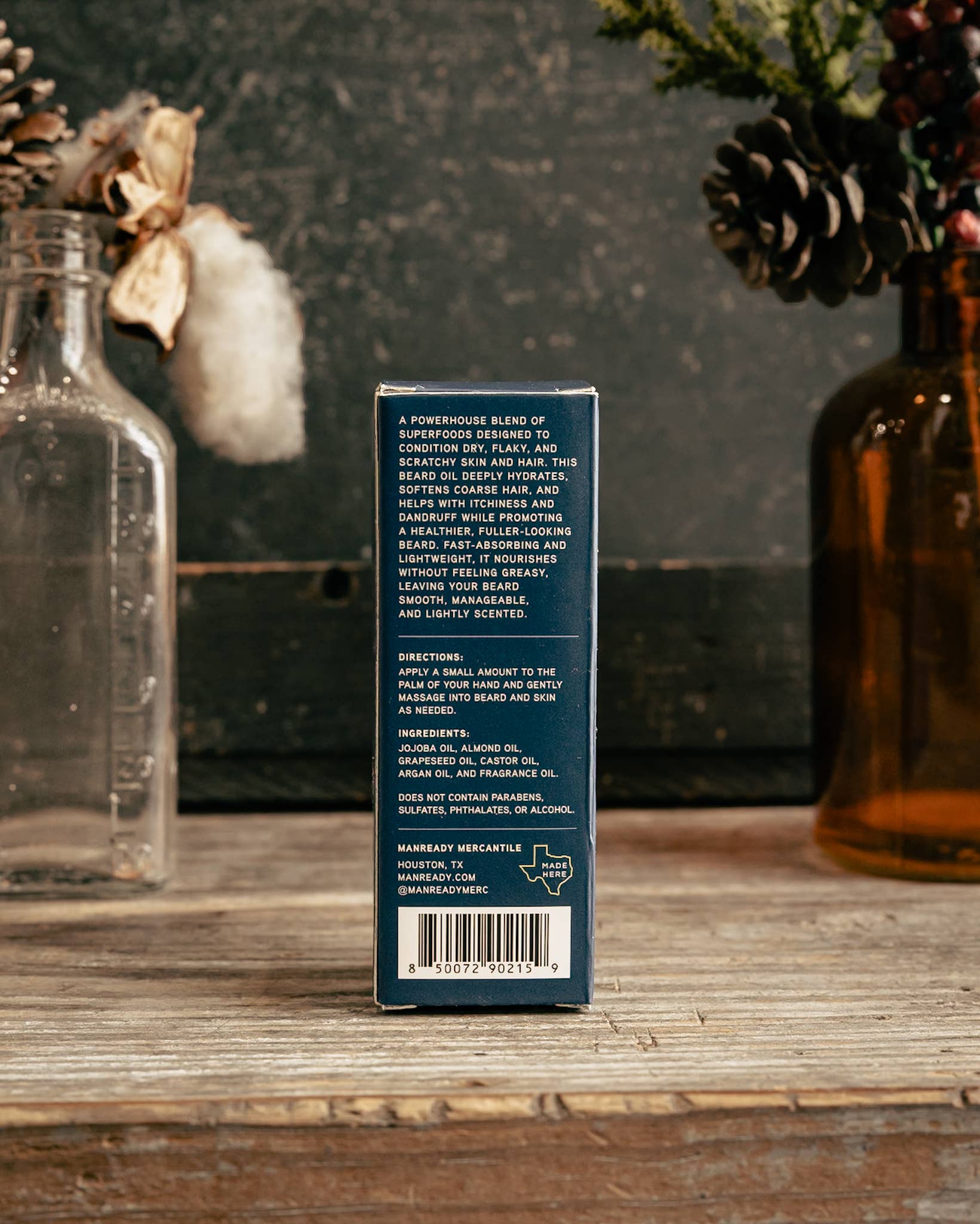 Manready Mercantile - Wholesale Beard Styling Product - Beard Oil | The Americana Series | Blue Label3