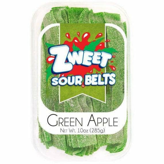 Galil Brands – wholesale Liquorice – Sour Green Apple Belts | Zweet | 10 oz