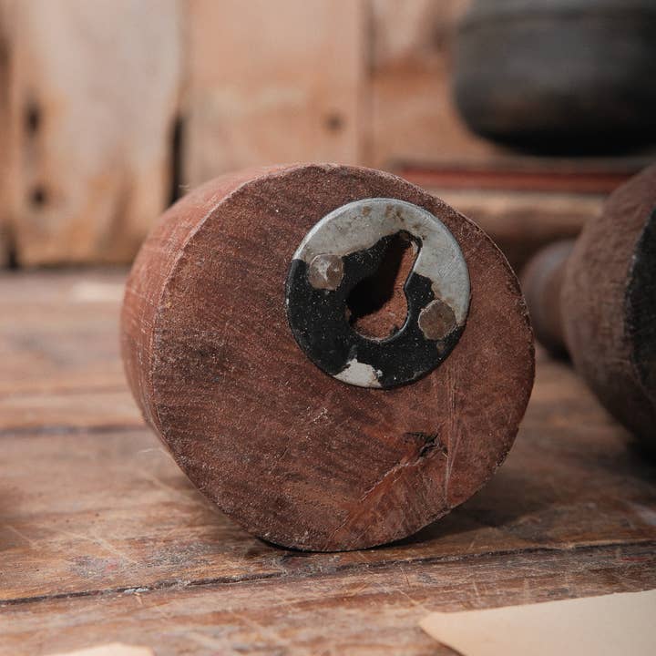 Golden Oldies Antiques - Wholesale Wall Hook - Wooden Spool Wall Hook4