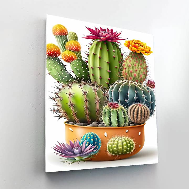 Artistry Rack - Wholesale DIY Craft Kit - Desert Oasis Paint By Number Canvas Kit