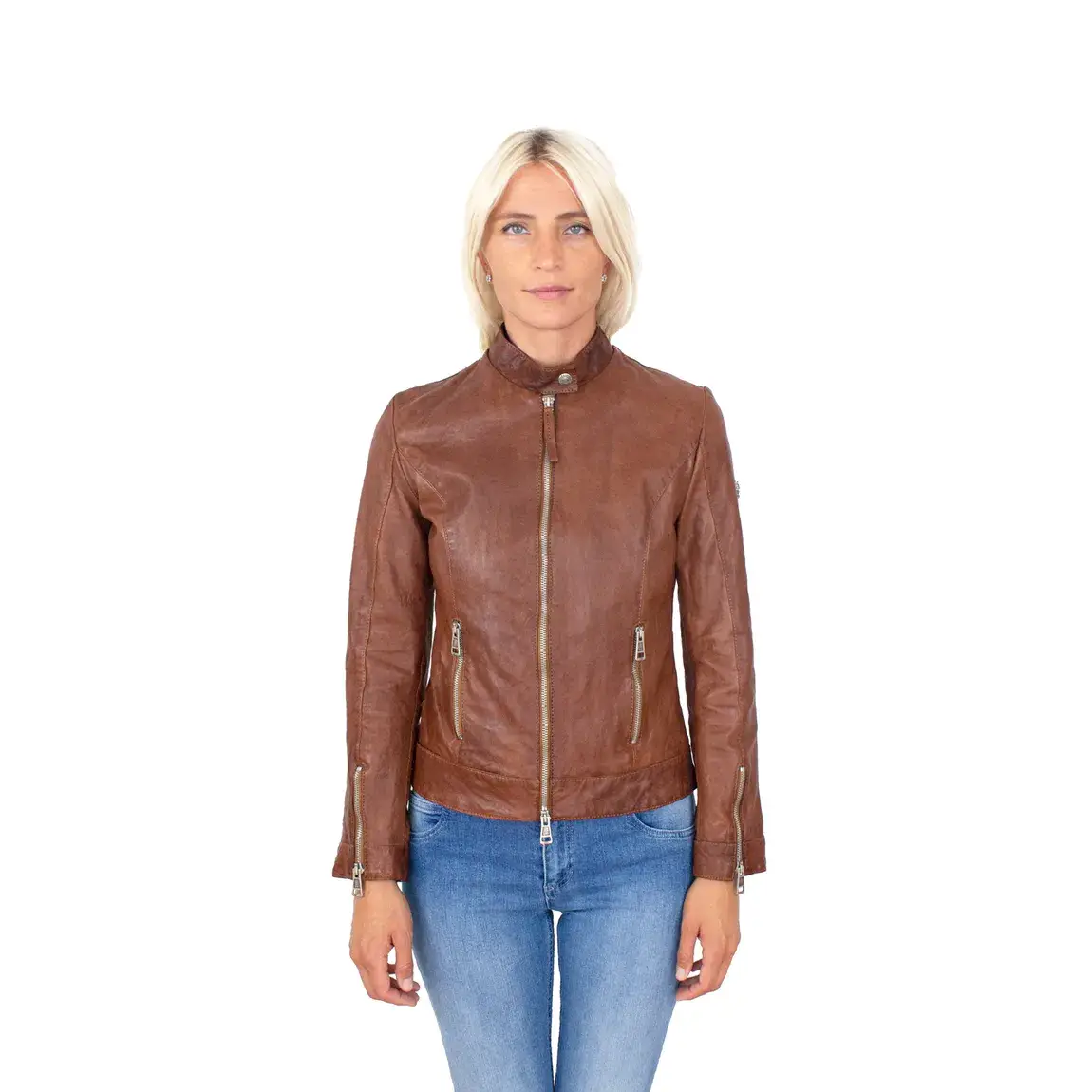 Maledetti Toscani - Wholesale Leather Jacket - Women's - Andromeda1