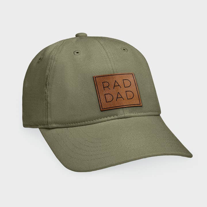 Because Tees - Wholesale Baseball Cap - Men's - Rad Dad Baseball Hat - 100% Organic Cotton Baseball Cap