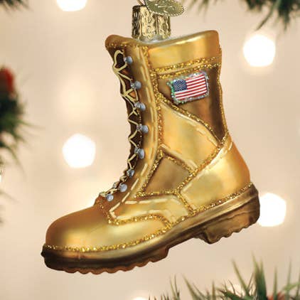 Old World Christmas - Wholesale Ornament - Military Boot Ornament0