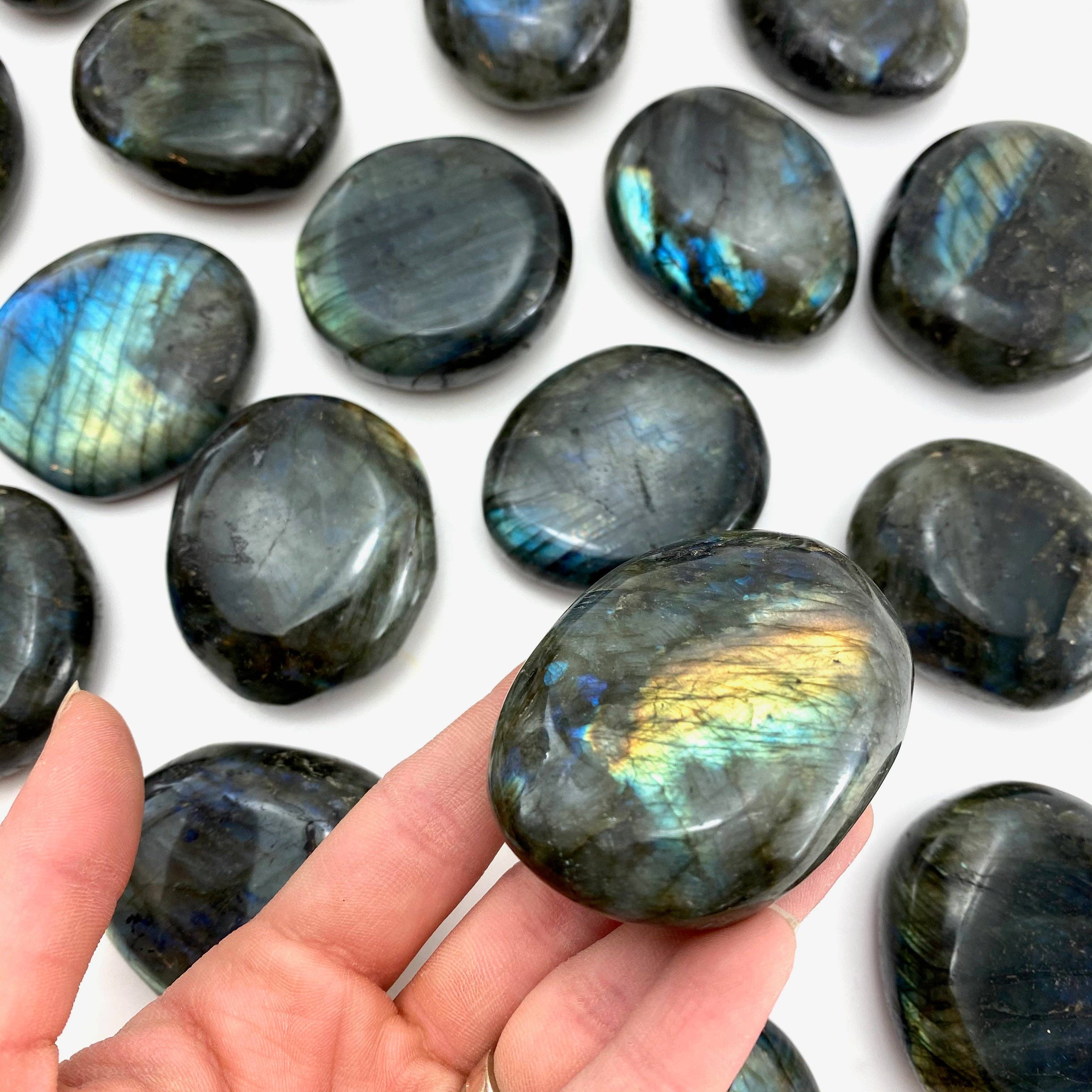 Moon Mountain Gems - Wholesale Spiritual Stone/Crystal - Labradorite Palm Stone2