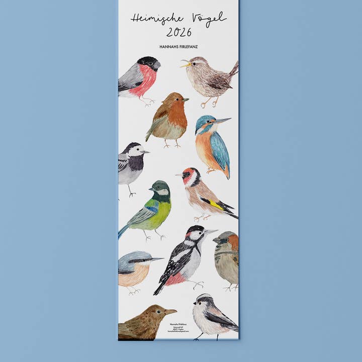 Watercolor Wall Calendar 2026 – Native Birds and other Purchase Wholesale geschenk für dich. Free Returns & Net 60 Terms on Faire trending on Faire.