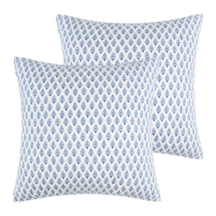 Clara Blue Euro Sham set van 2 voor wholesale door Levtex Home