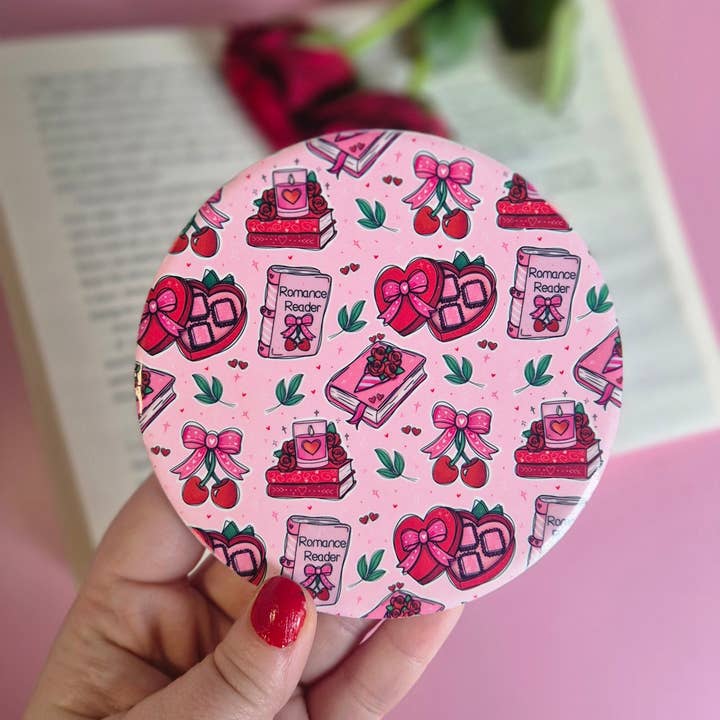 Romance Reader Ceramic Coaster for wholesale by Becki Leigh Studios