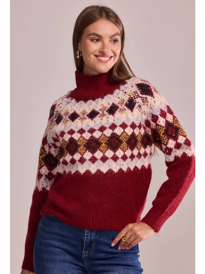 Cherry Paris - Wholesale Knit Sweater - Women's - Pull Yaelle - IH2563411